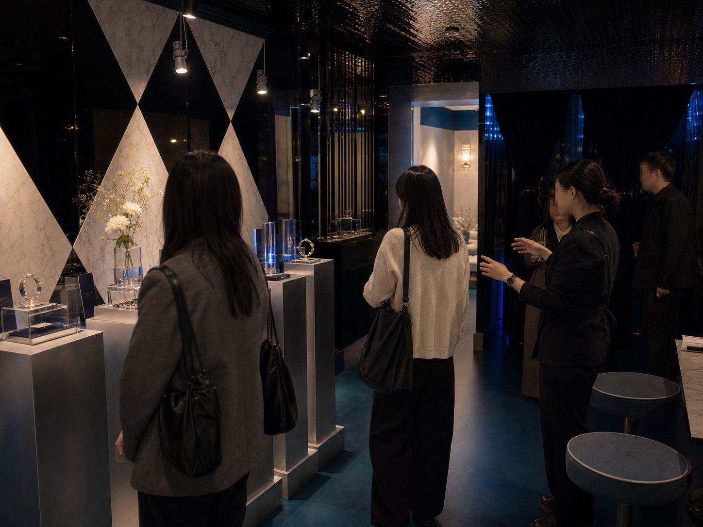 The Stellar VIP 沙龍與展示現場