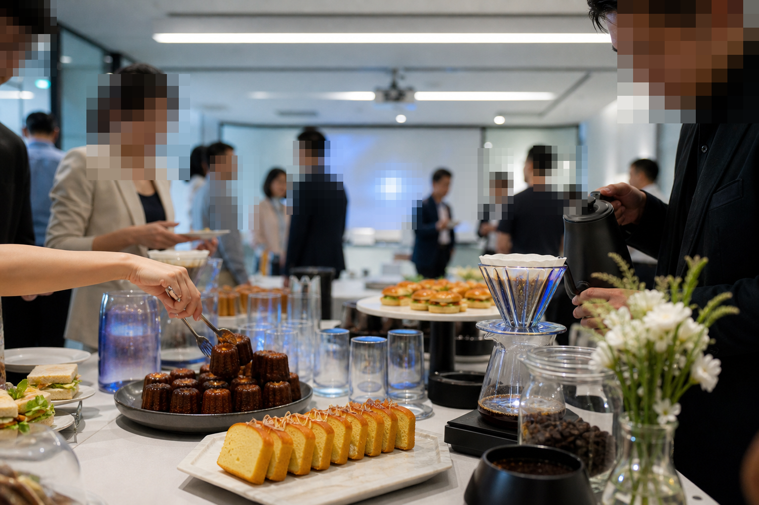 The Stellar 企業會議室外燴近照